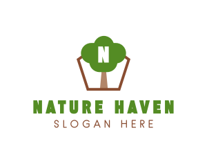 Nature Tree Planting logo design