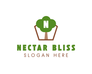 Nature Tree Planting logo design