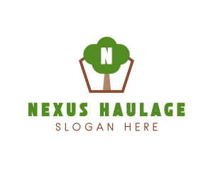 Nature Tree Planting logo design