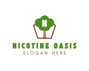 Nature Tree Planting logo design