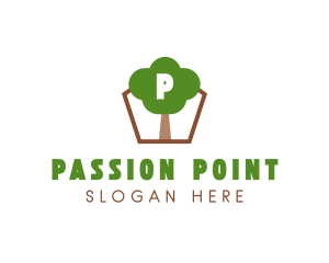 Nature Tree Planting logo design