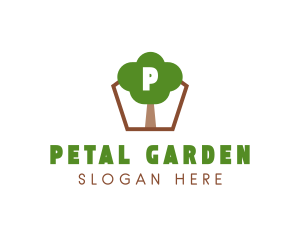 Nature Tree Planting logo design