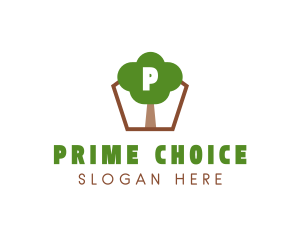 Nature Tree Planting logo design