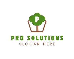 Nature Tree Planting logo design