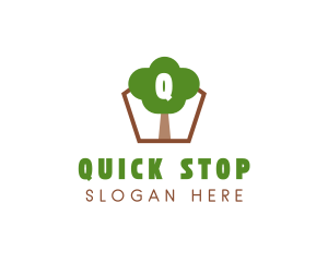 Nature Tree Planting logo design