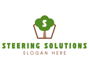 Nature Tree Planting logo design