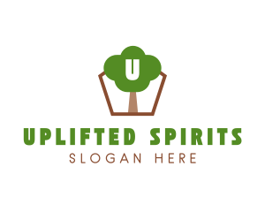 Nature Tree Planting logo design