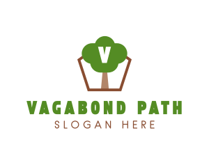 Nature Tree Planting logo design