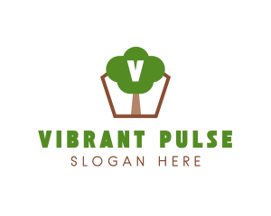 Nature Tree Planting logo design