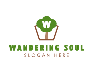 Nature Tree Planting logo design