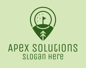 Golf Course Location  logo design