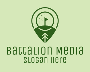 Golf Course Location  logo design