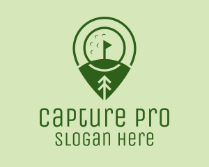 Golf Course Location  logo design