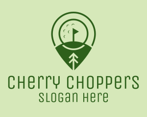 Golf Course Location  logo design