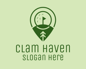 Golf Course Location  logo design