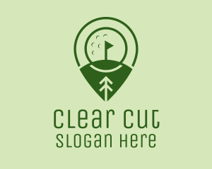 Golf Course Location  logo design