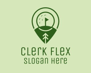 Golf Course Location  logo design