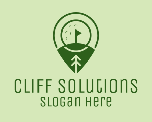 Golf Course Location  logo design