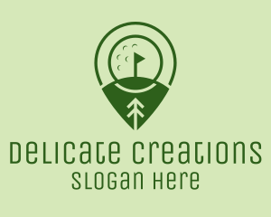 Golf Course Location  logo design