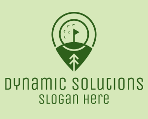 Golf Course Location  logo design