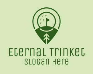 Golf Course Location  logo design