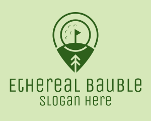 Golf Course Location  logo design