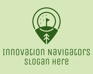 Golf Course Location  logo design