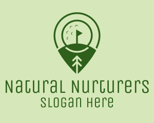 Golf Course Location  logo design