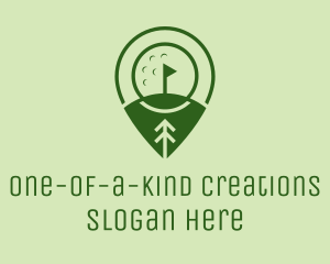 Golf Course Location  logo design