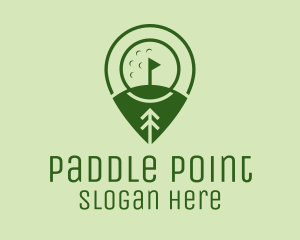 Golf Course Location  logo design