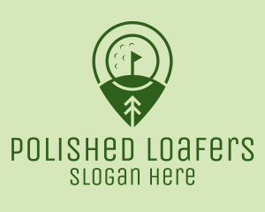 Golf Course Location  logo design