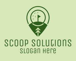 Golf Course Location  logo design