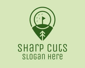 Golf Course Location  logo design