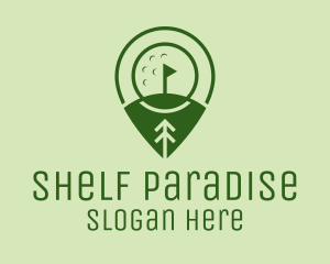 Golf Course Location  logo design