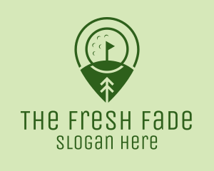 Golf Course Location  logo design