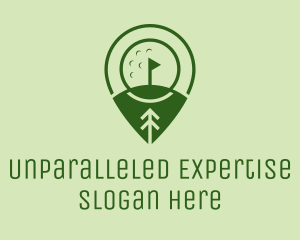 Golf Course Location  logo design