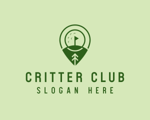 Golf Course Location  logo design