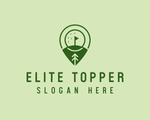 Golf Course Location  logo design