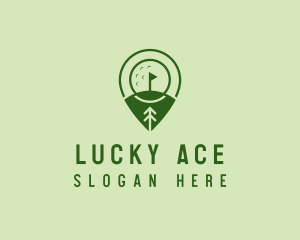 Golf Course Location  logo design