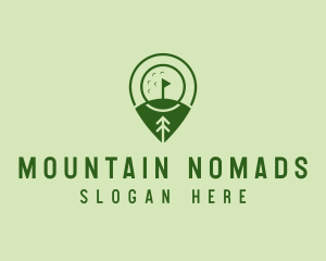 Golf Course Location  logo design