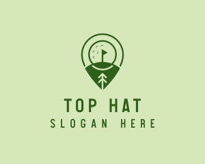 Golf Course Location  logo design