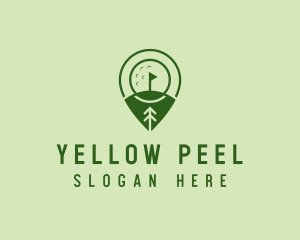 Golf Course Location  logo design