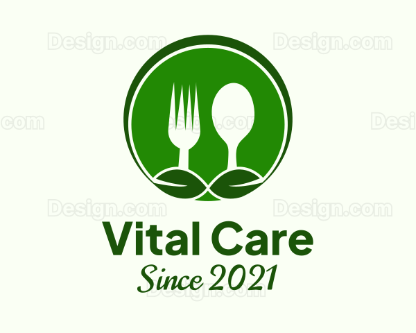 Spoon Fork Vegan Restaurant Logo