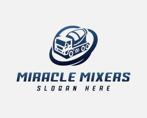 Concrete Mixer Truck logo