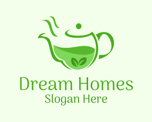 Organic Tea Kettle Logo