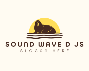 Walrus Ocean Wildlife logo design