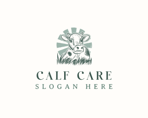 Cattle Calf Cow  logo design