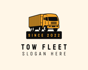 Forwarding Logistic Truck logo design