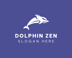 Aquatic Ocean Dolphin logo