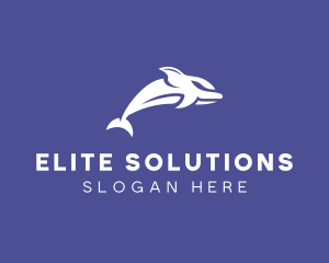 Aquatic Ocean Dolphin logo